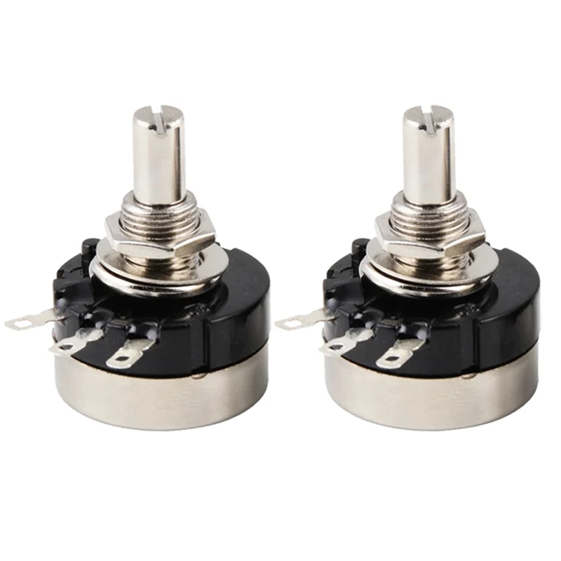 RV24YN20S 1Set (3PCS) Carbon Film Potentiometer 1K 2K 5K 10K 20K 50K 100K 1M Ohm Enkele Roterende Taper Met A03 Knop Met Wijzerplaat