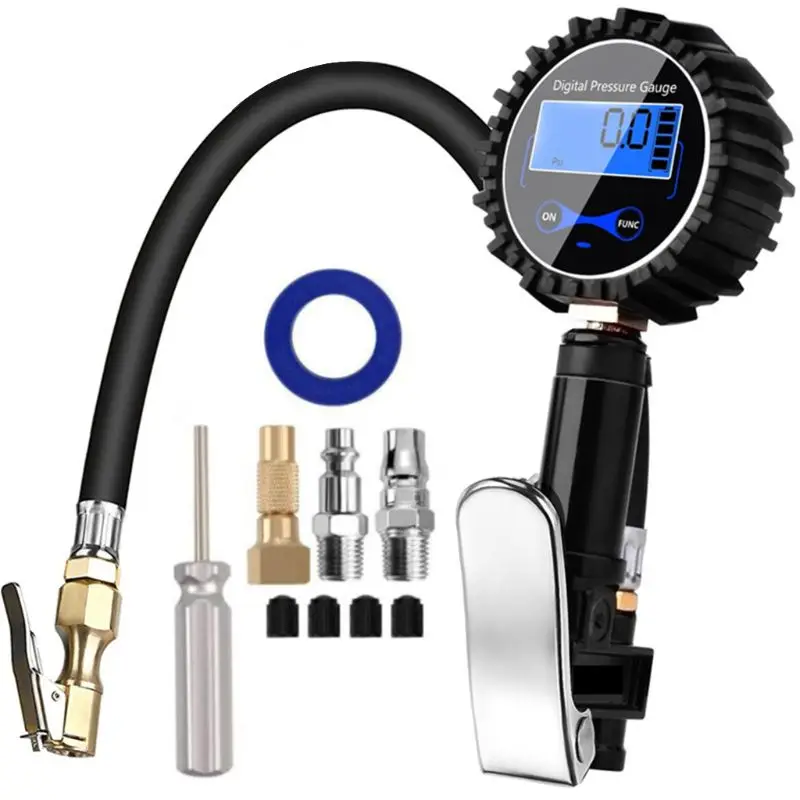 Digtal Car Air with Pressure Gauge Air Compressor For Car Truck Motorcycle