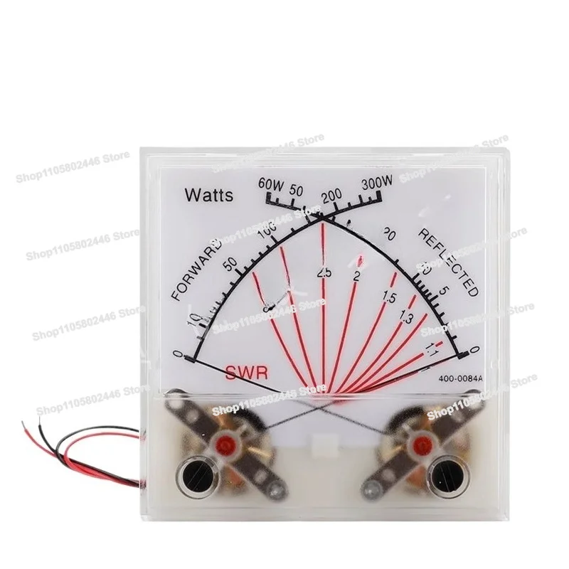 Radio Dual Pin 60/300W Power Meter Transmitter with Backlight SWR Watt Meter