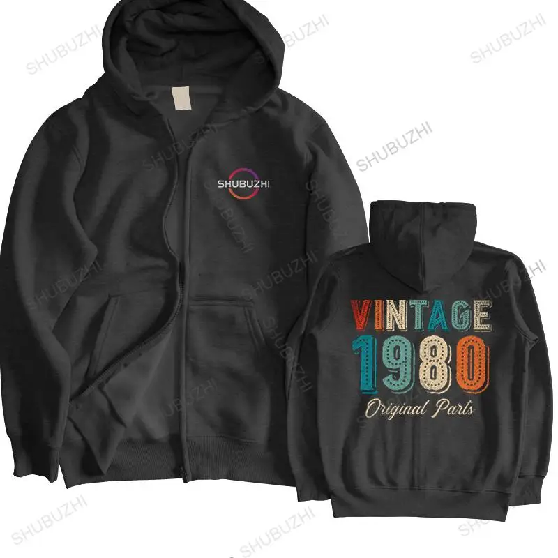 

Vintage 1980 Original Parts jacket Men Pure Cotton Harajuku pullover Handsome 42 Years Old hoody 42th Birthday Gift sweatshirt