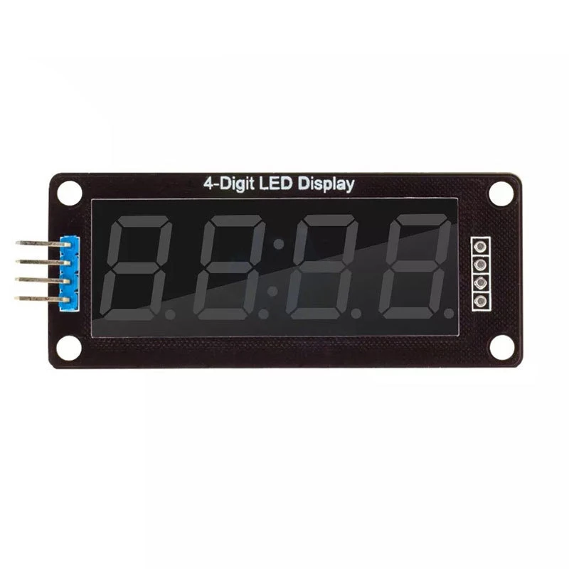 0.56 Inch 4-Digit Digital Display Tube Decimal 7 Segments TM1637 LED Module Board for Arduino Red Green Yellow Blue White