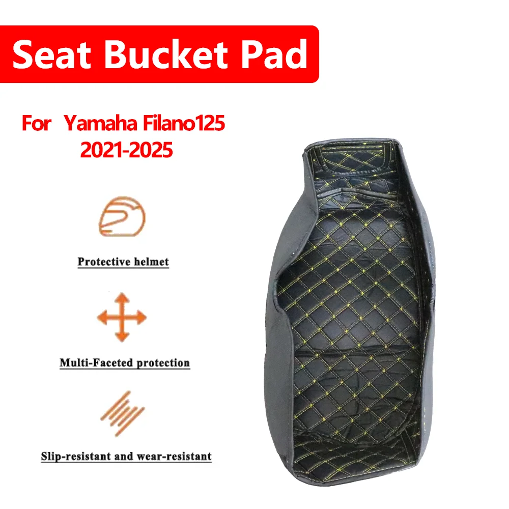 

For Yamaha Grand Filano125 2021 2022 2023 2024 2025 Motorcycle Storage Box Seat Bucket Liner Cushion Wear-Resistant Waterproof