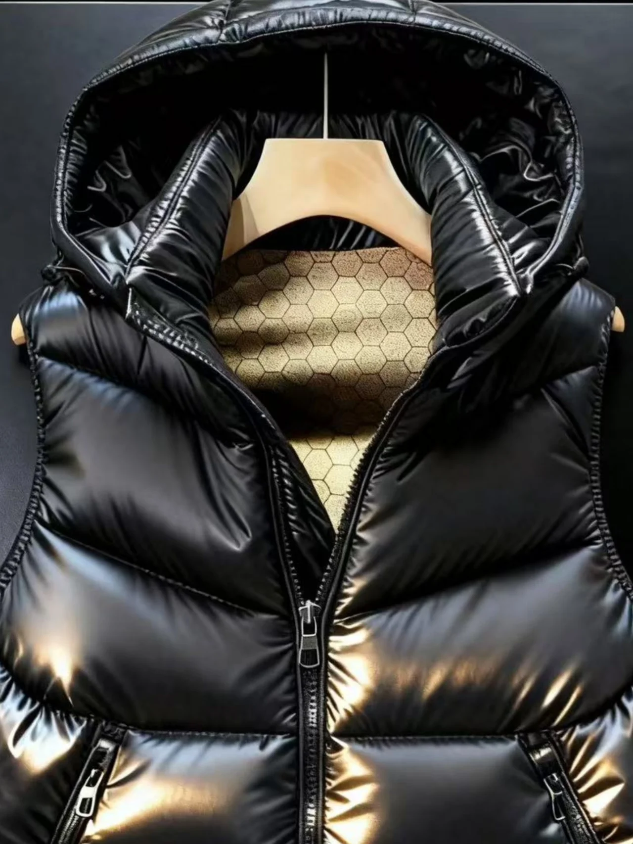 Rompi Musim Gugur dan Musim Dingin Unisex 100% Graphen Rompi Hangat, Pakaian Musim Dingin Pria, Jaket Tanpa Lengan Musim Dingin Pria, Jaket Musim Dingin Pria