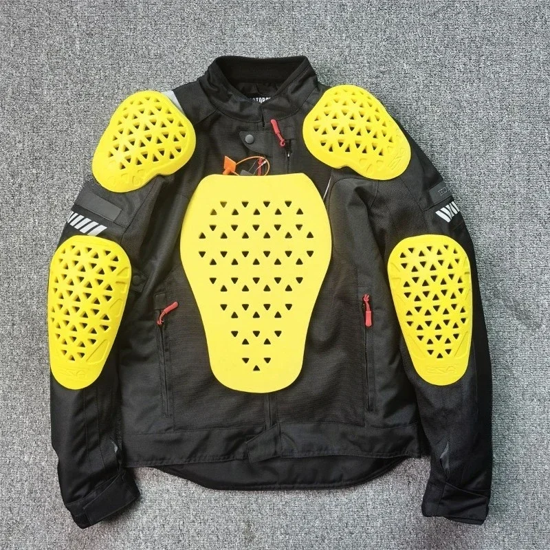 Motorcycle riding jacket, all-season windproof, warm and cold-proof racing suit