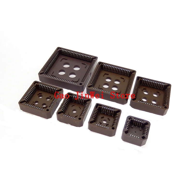 5PCS DIP PLCC SOCKET ADAPTER IC Block 32P 44P 52P 68P 84P PLCC32 PLCC44 PLCC52 PLCC68 PLCC84 32/44/52/68 Pin