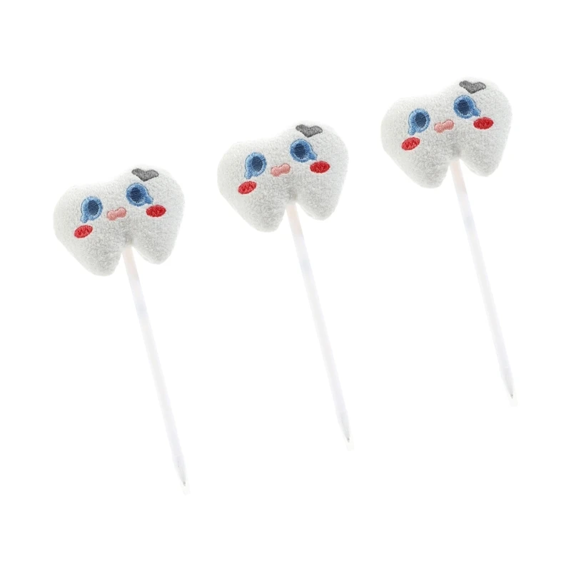 6 pçs caneta neutra caneta gel pelúcia caneta escrita secagem rápida material escolar