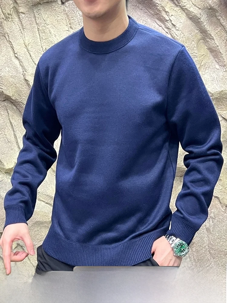 

Теплый трикотажный мужской свитшот из модальной шерсти на подкладке, заказ напрямую от производителя Cus Weave Long Sve round Ne Thermal