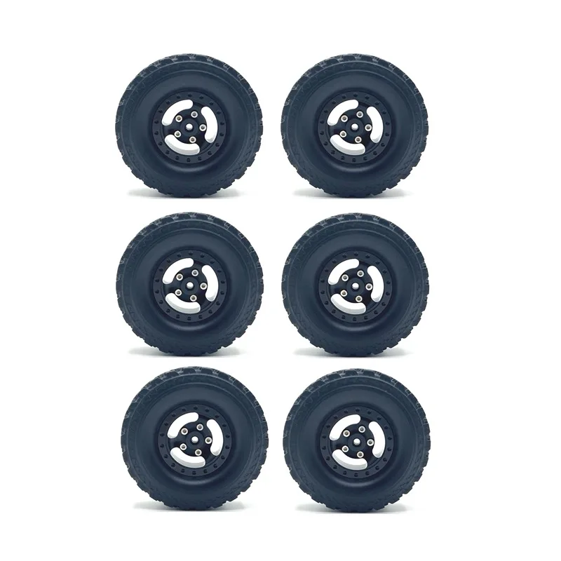 RC クローラー車のトラック金属アップグレード 6WD タイヤクランプホイール WPL 1/16 MN 1/12 JJRC FeiYu スペアパーツ