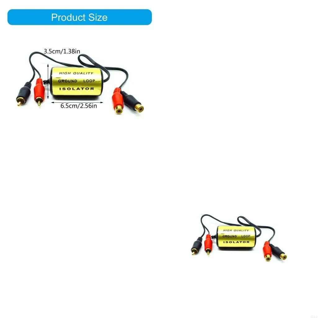 

Universal 2 Channel RCA Choom Filter Изолятор заземления для автомобильного радио
