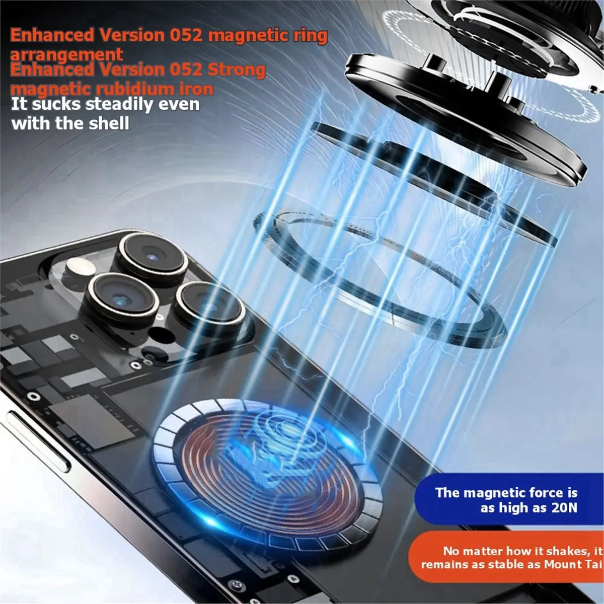 Promotion 360° Adjustable Vacuum Suction Bracket Foldable Strong Suction Stand Cell Phone Holders for 17 16 15 Android