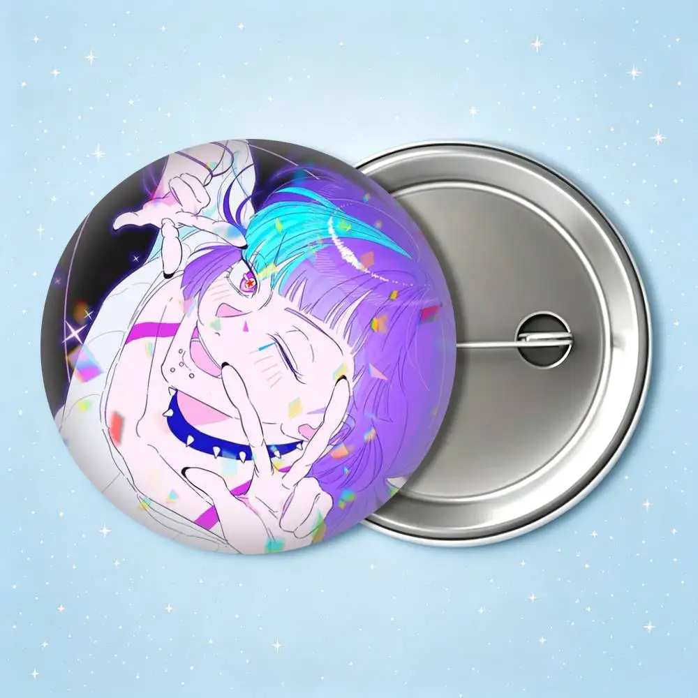 Hot K-Kirara H-Hoshi 25mm 32mm 44mm 58mm 75mm Brooches Badges Pins for Accessories Gift