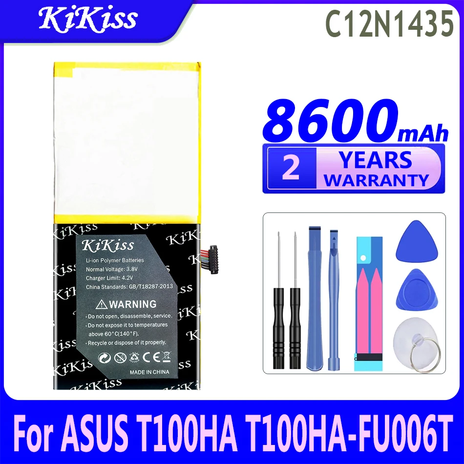 

8600mAh KiKiss Powerful Battery C12N1435 For ASUS T100HA T100HA-FU006T T100HA-C4-LB T100HA-FU040T Batteries