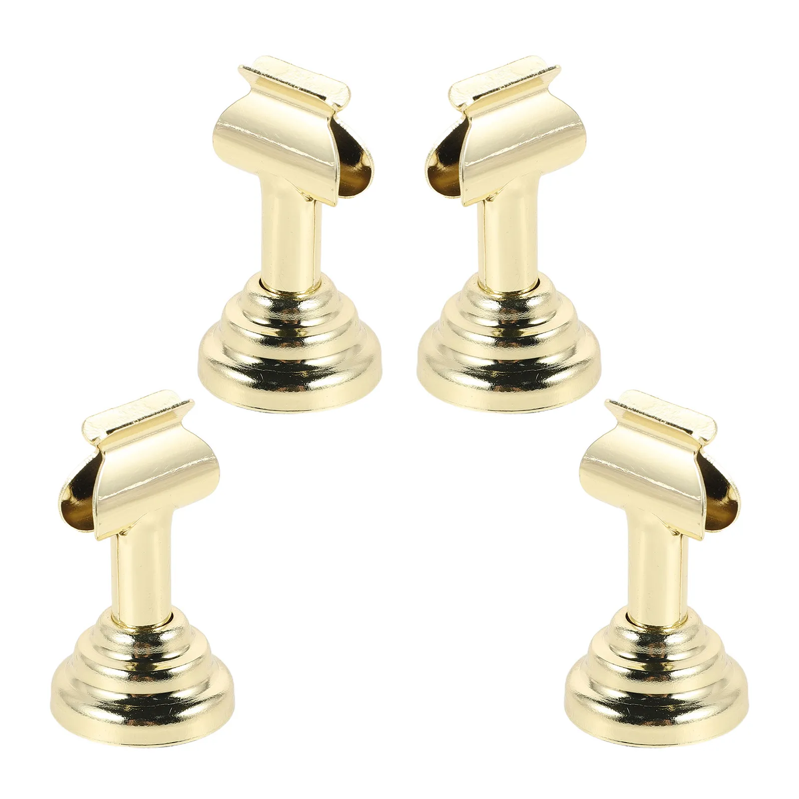 4Pcs Metal Table Card Holders Stable Place Card Stand Wedding Menu Clip Reception Escort Display Catering Label Holder