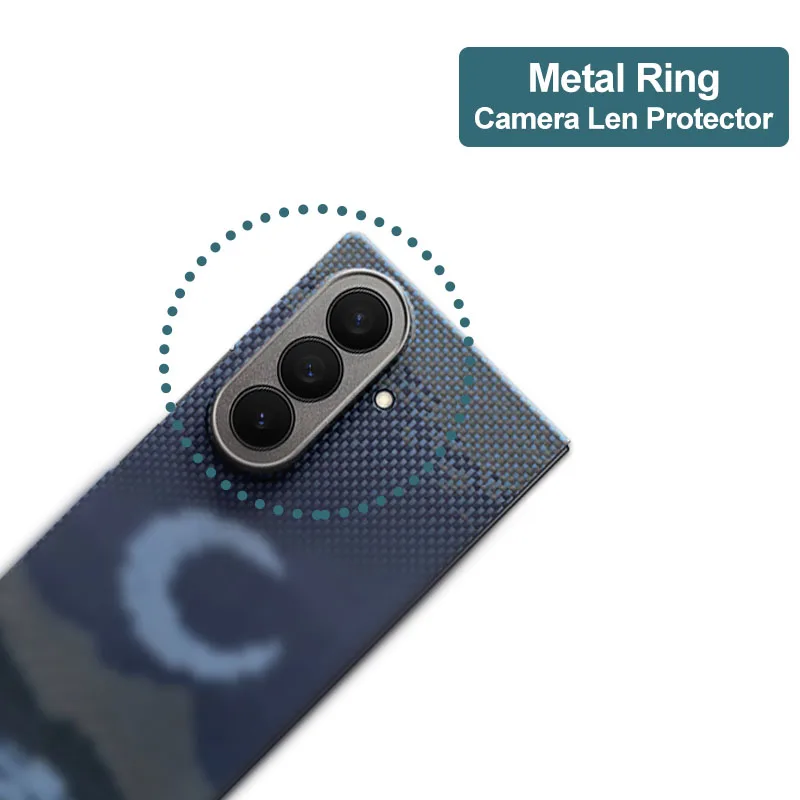 Real Carbon Fiber Case for Samsung Galaxy Z Fold 7 Kevlar Aramid Magsafe Magnetic Phone Cover Luxury Ultra-thin Slim Case Armor