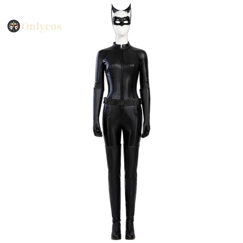 Selina Kyle Cosplay The Knight Costume Party Fashion Jumpsuit Bodysuit Sexy Uniform Halloween Role Play Clothing Onlycos