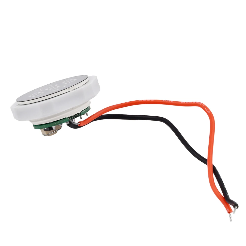 Imagem -04 - Fios dc 4.0130v Led Digital Voltímetro Monitor de Tensão à Prova Dágua Tester 7.4v 12v 15v 24v Bateria Car Volt Meter Novo