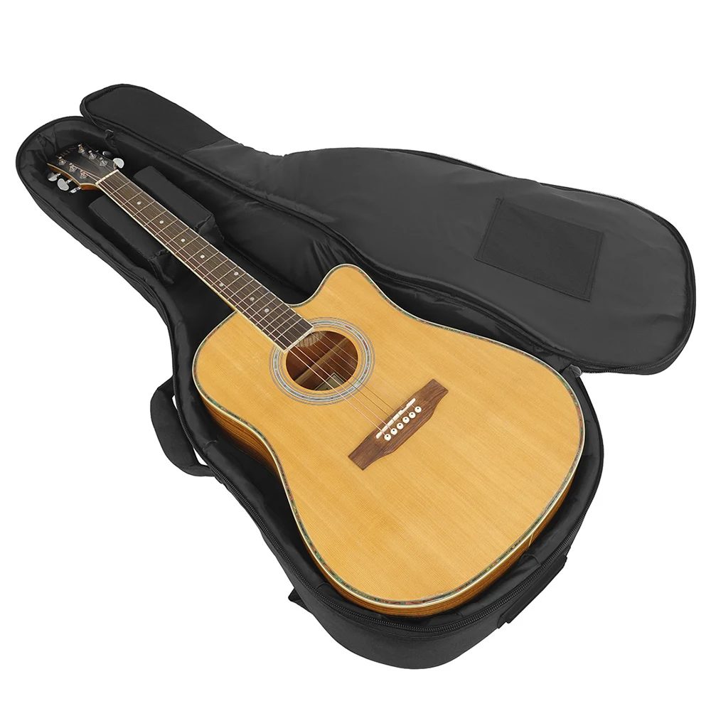 40/41 Inch Acoustic Guitar Case Gig Bag Oxford Fabric Waterproof Plus Cotton Double Straps Backpack Guitar Parts & Accessories