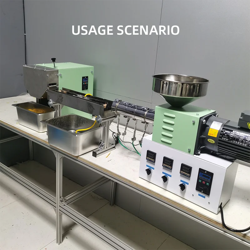 ZTEM Small-scale Granulator Desktop Plastic Pelletizer Granulation Equipment for Cutting Manufacturing Micro-plastic Particles