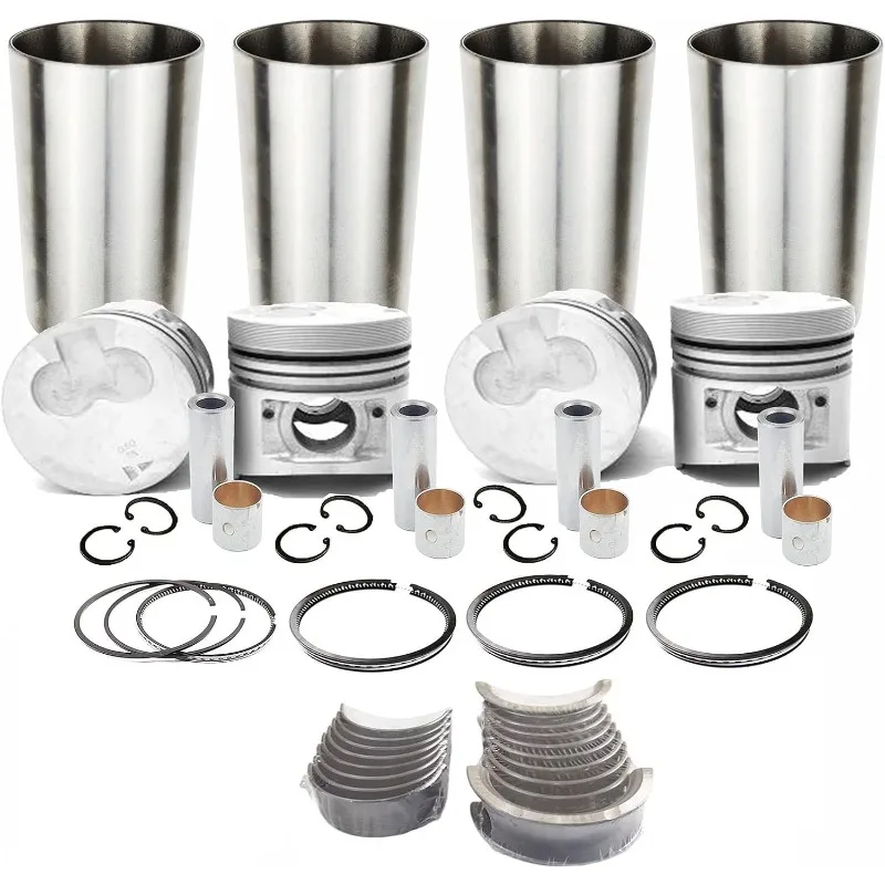 

Overhaul Rebuild Kit for Mitsubishi 4D55 4D55T 4D56T 8-Valve 2.5L L200 L300 Liner&piston/Ring&Main/Rod Bearing Diesel Engine