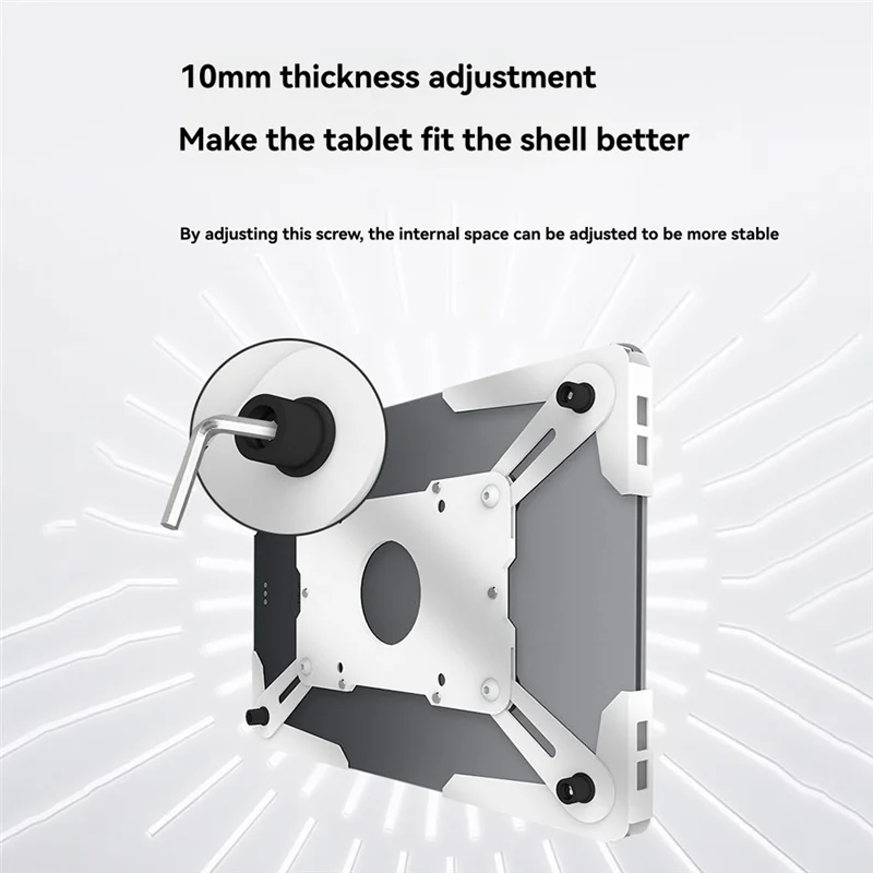 

Optimal Wall Mount Tablet Enclosure Adjustable Tablet Holder Tablet Bracket Wall Hanging Or Desktop Stand Holder