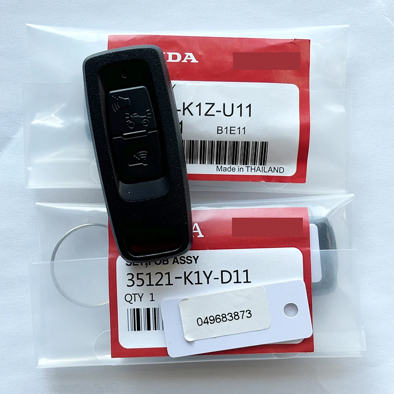 

Для Honda PCX PCX160 K1Y-2023 мотоциклетный дистанционный ключ 2 кнопки 433,92 МГц 47 чип FCCID 35121-K1Y-D11
