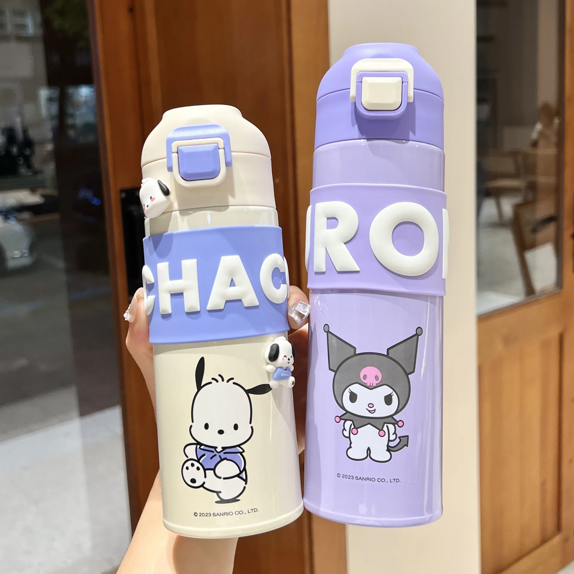 Sanrio Thermos Cup Student Water Cup Direct Drinking Cup Office Home Portable Cup