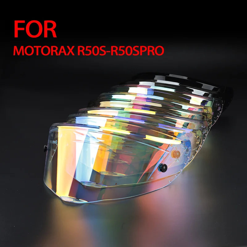 Motorcycle Helmet Visor Lens For MOTORAX R50S-R50SPRO Replace Anti-UV Anti-Scratch Dustproof Wind Shield Motorcycle Accessories
