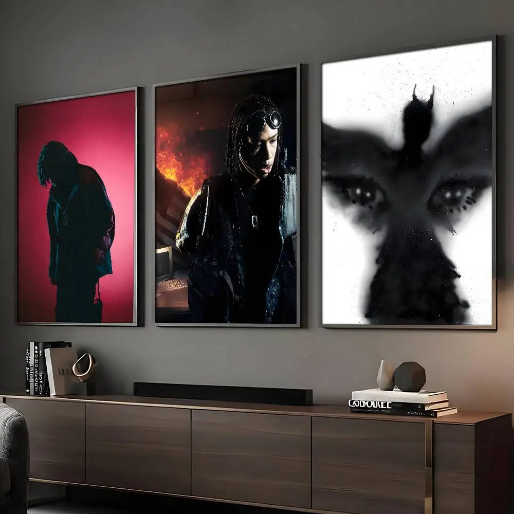 مغني الراب الغنية أميري المشارك HD الفن لزجة جدار مقاوم للماء غرفة المعيشة المنزلي زخارف للحانات