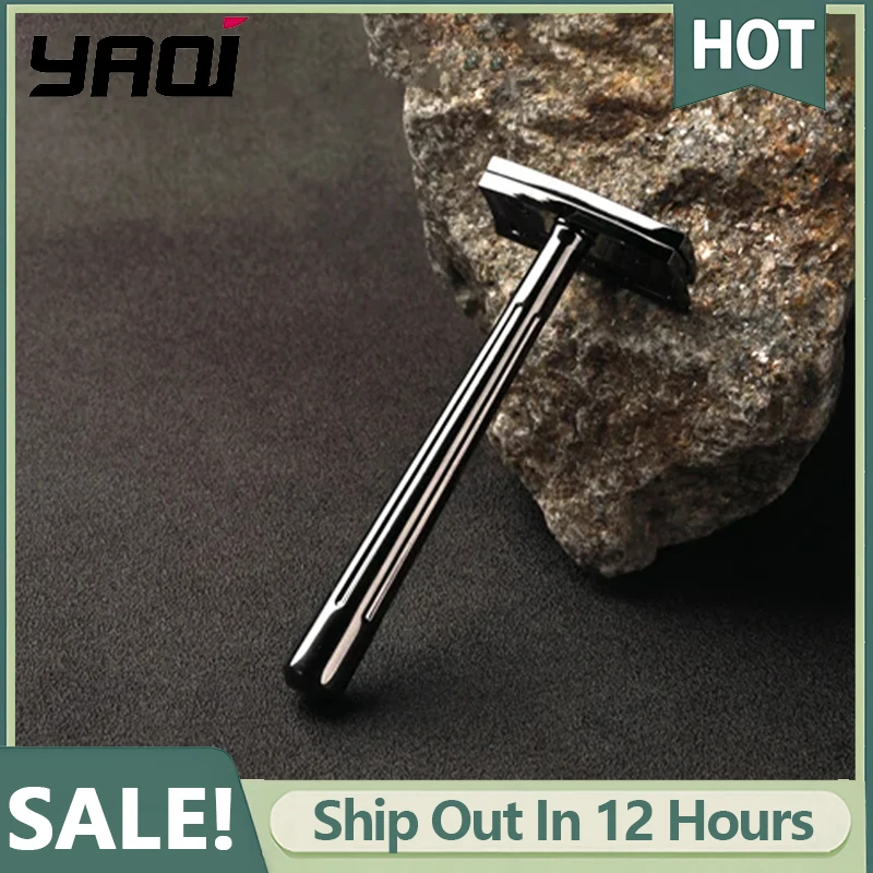 

YAQI SE Katana/Globe Trotter одногранная безопасная бритва для мужчин с зазором лезвия 1,20 мм и длина ручки 102 мм для комфорта