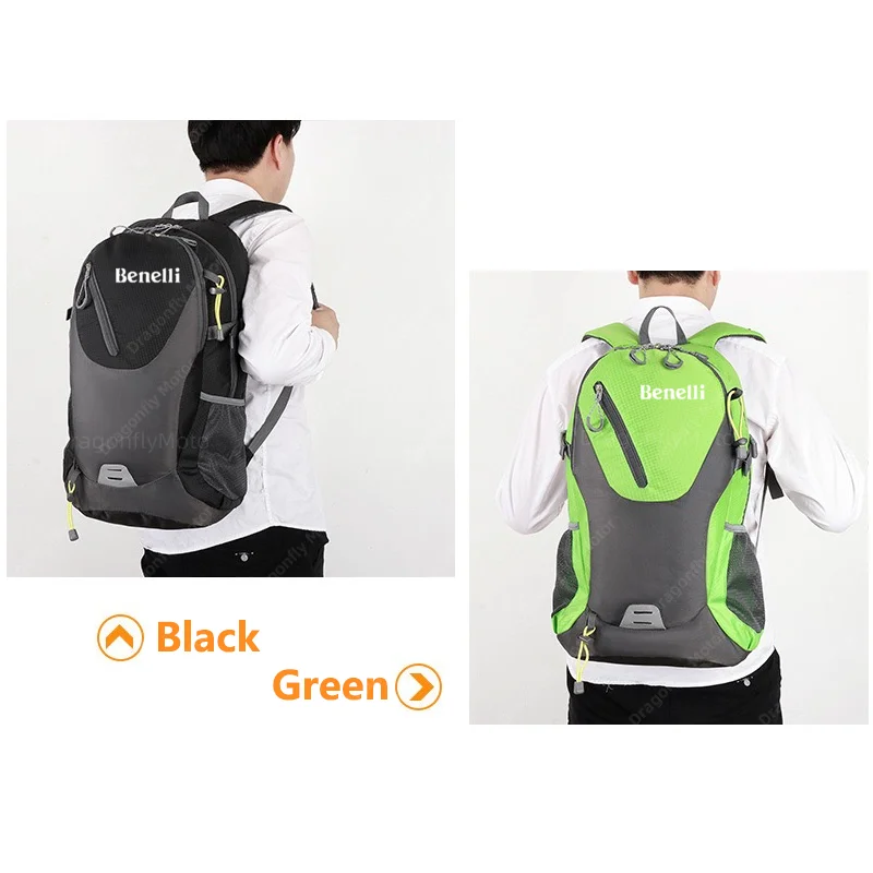 For Benelli TRK 502 502X TNT 125 300 600 Leoncino 250 500 40L Large Capacity Waterproof Backpack Men/Women Ideal Hiking Cycling