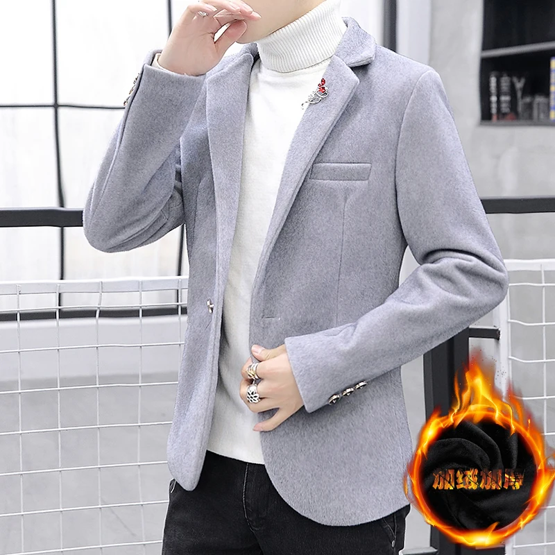 

Blazer Men's Business Gentleman Wedding Fashion, Versatile, Trendy, Comfortable To Wear, Best Man, Slimming, Casual, Warm Blazer