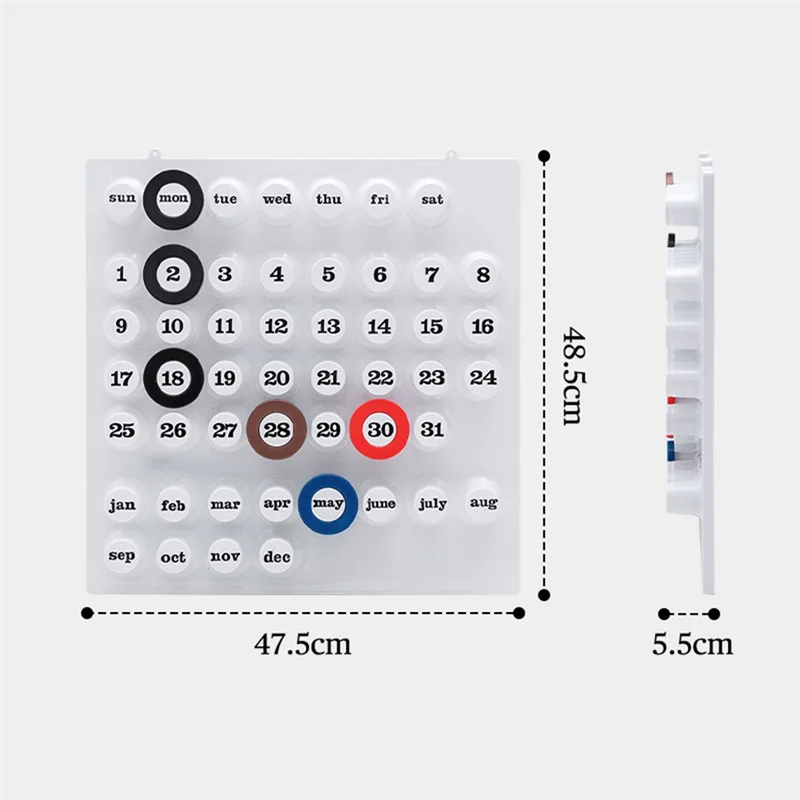 뜨거운 판매 맞춤형 달력 보드 빈티지 벽 달력 링 스타일 홈 인테리어 B
