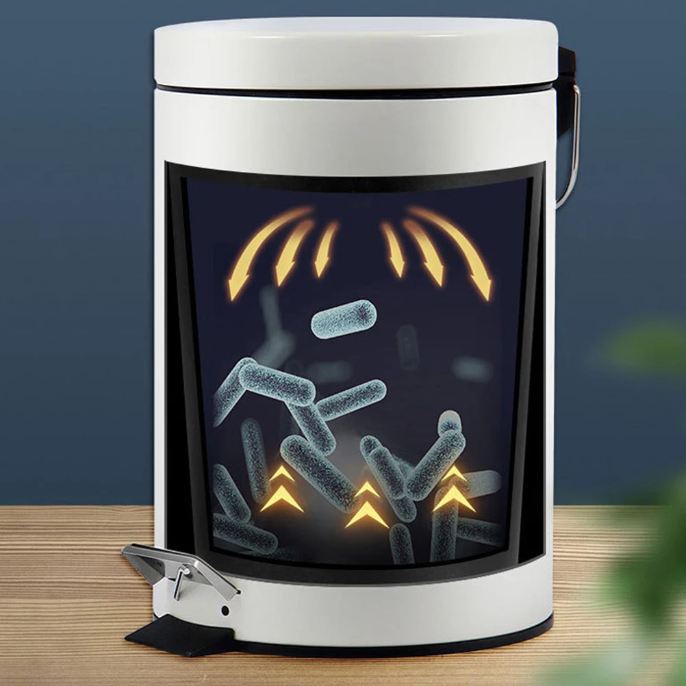 

Pedal Trash Can With Lid Iron Garbage For Kitchen Bathroom Office Countertop Container Household Trash Can Pedal Waste Garbage
