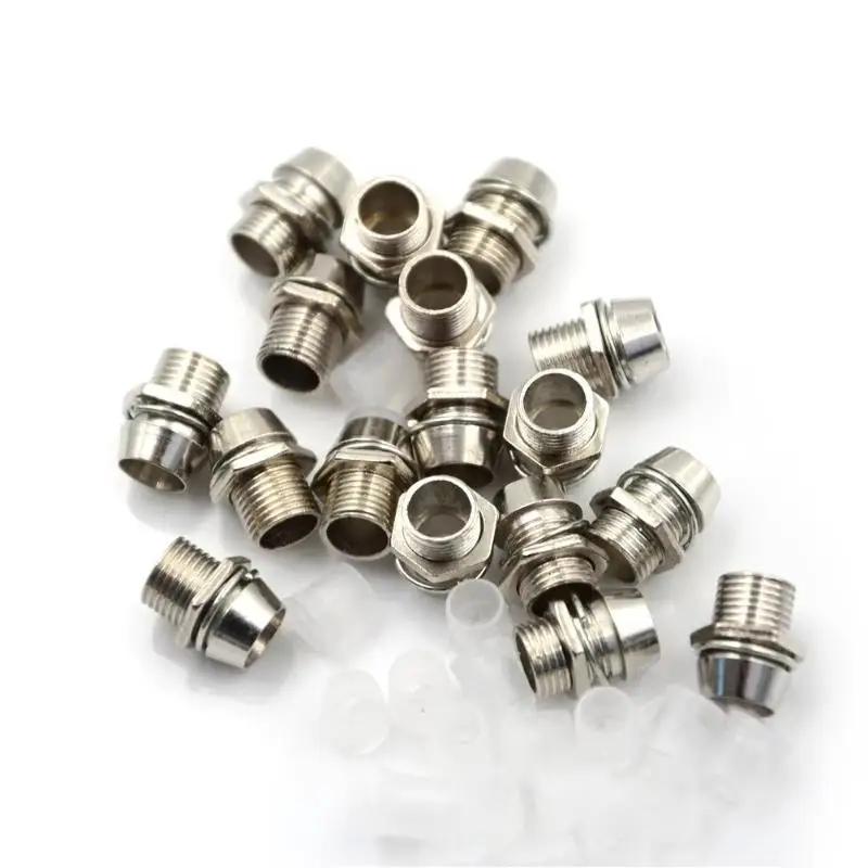 10pcs/pack Size 5mm Light Emitting Diode LED Holder Zinc Alloy Lamp Base, Zinc Material Mount Panel Display Thread Mount Holder