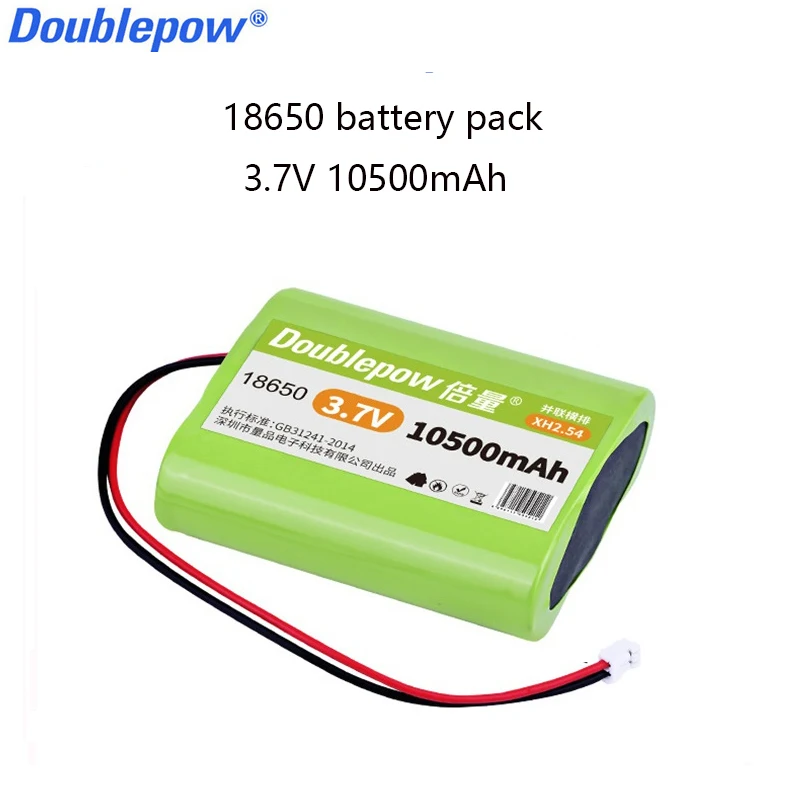 3.7V 18650 bateria litowa 4400/6000/10500mAh ładowalny akumulator, sprzęt monitorujący, głośnik Bluetooth, płyta ochronna