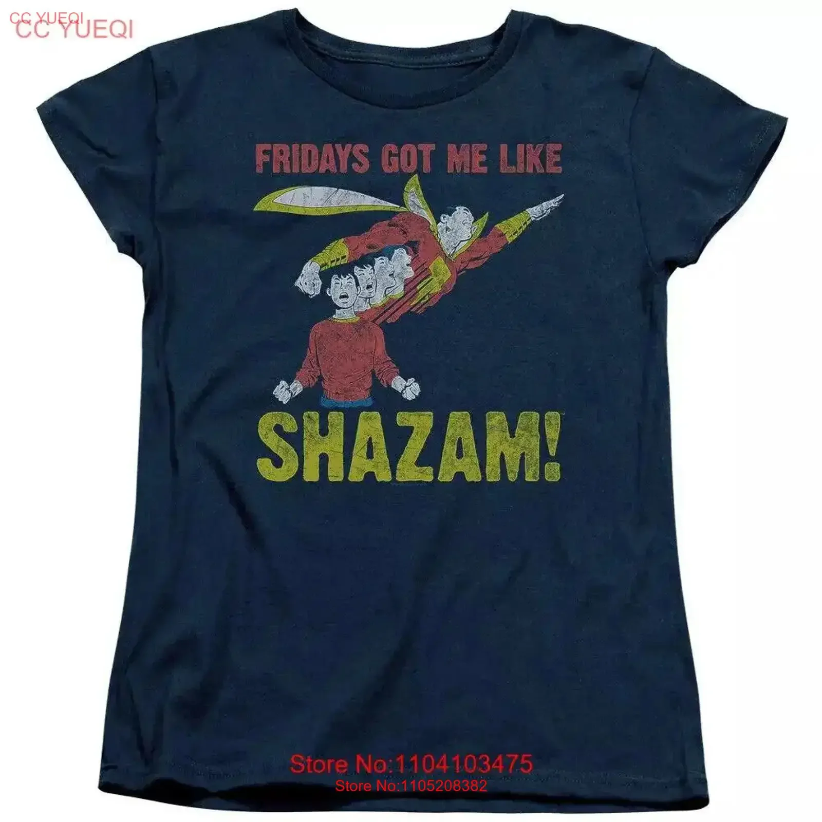 

Женская футболка Shazam Fridays Got Me Like, винтажная стильная мягкая футболка для повседневной носки, повседневная дышащая футболка с рисунком унисекс