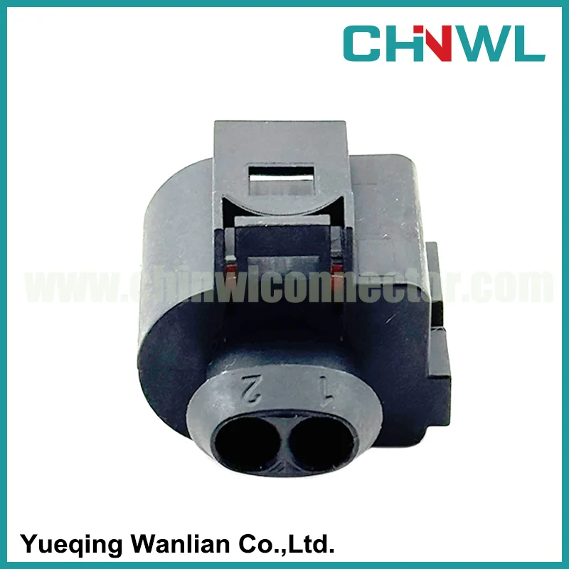 50 Set 2 Pin Car Rear Brake Caliper Motor Electrical Cable Connector Waterproof Female Wire Harness Plug 1J0973722A