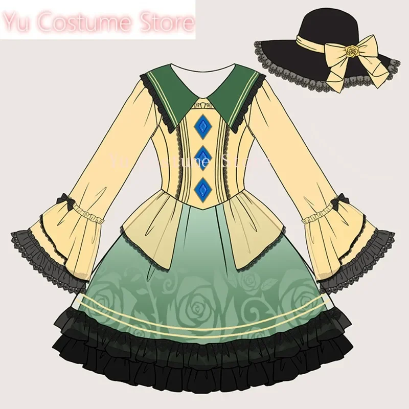 Touhou Project Komeiji Koishi Tailor Dress Cosplay Costume Cos Game Anime Party Uniform Hallowen Play Role Clothes Clothing