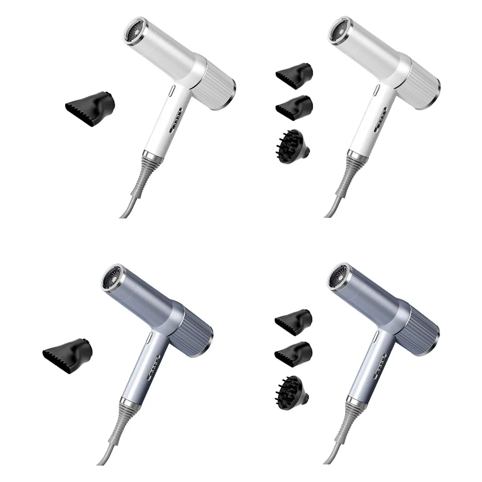 أداة مجفف الشعر، منفاخ هواء صغير مع فوهة للشعر المجعد المموج الطبيعي السميك