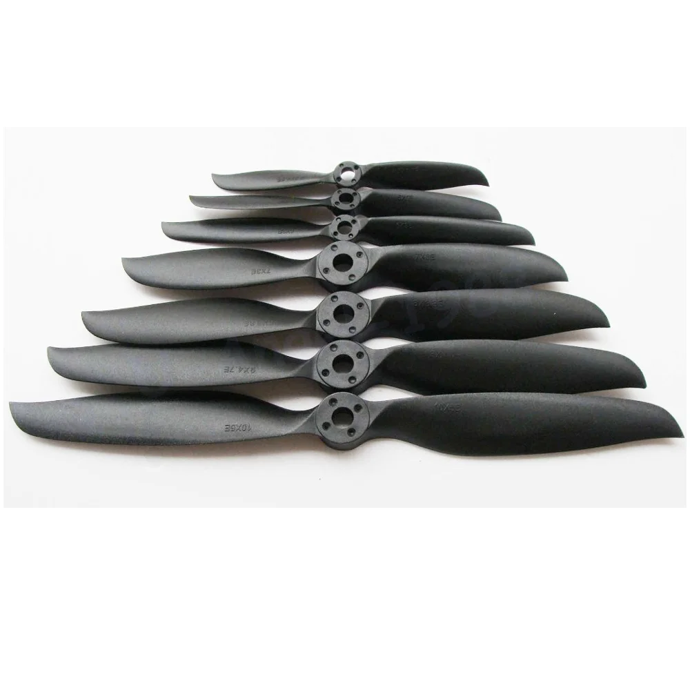 10pcs/lot JN propeller 4.5*4.5E 5*5E 6*4E 7*5E 8*6E 9*6E 9*4.7E 10*5E 10*7E 11*7E 12*6E 12*10E 13 x 8E 14*7E  For Rc Airplane