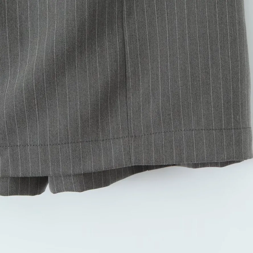 JNLEAOG Wiosenna Nowa Damska Moda Retro Paski Z Paskiem Kombinezon Spódnico-spodniowy Wysoki Stan Poliester Wyszczuplający Letni Dr