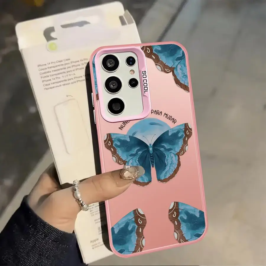 Phone Cover Case for Samsung Galaxy A12 A24 A25 A34 A13 A14 A35 A17 A20s A31 A26 A15 A16 A21s A23 Creative Butterfly Art 