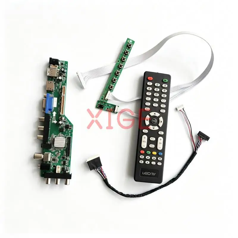 

Drive Board Fit CLAA156WB11A CLAA156WB13A CLAA156WA15A CLAA156WA11A 1366*768 Screen DVB/USB/AV/VGA/HDMI 1366x768 LVDS-40 Pin Kit