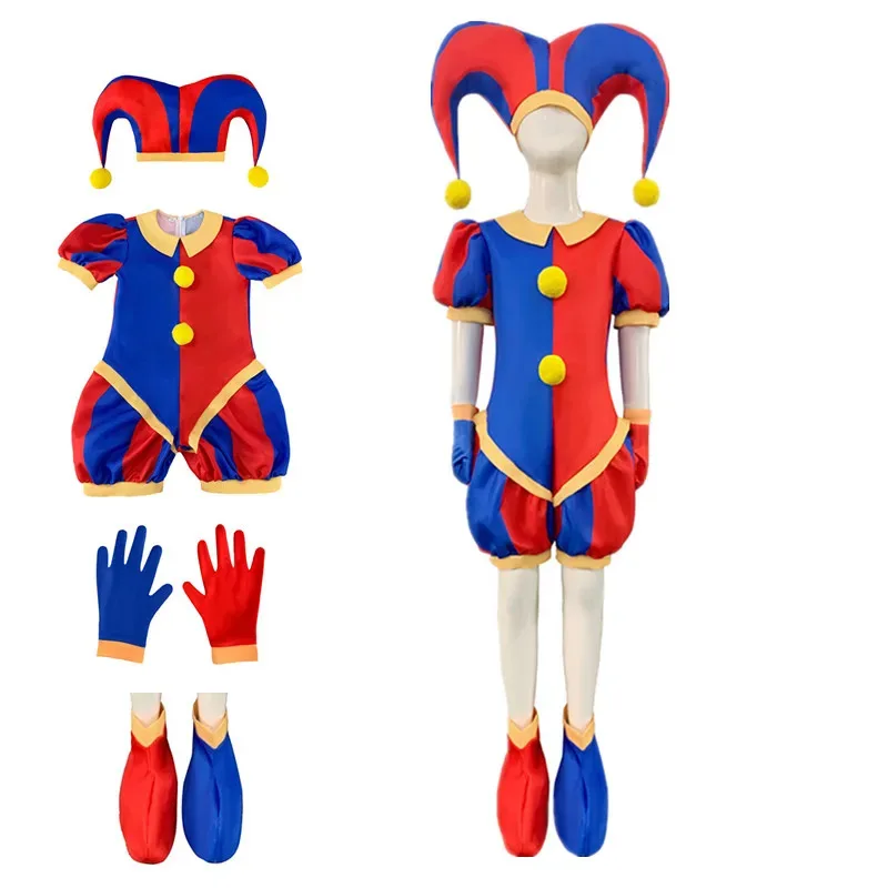 2025 New Pomni Cosplay Cartoon Costume Amazing Digital/Circus Cosplay Ragatha Jax Caine Cosplay Theater Kids Christmas Hall ★ ★