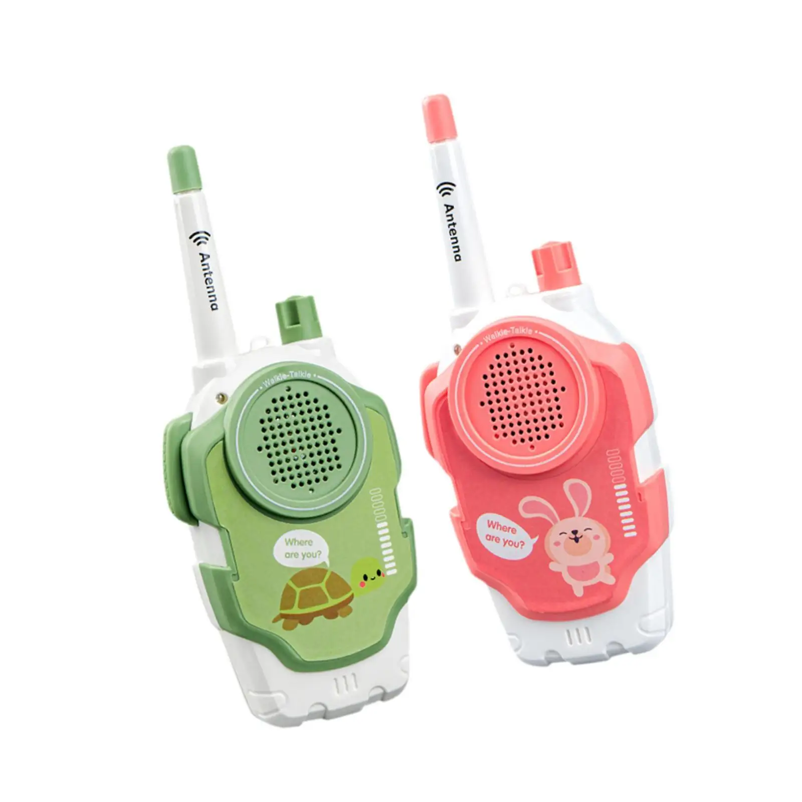 1 par de actividades al aire libre Radios bidireccionales juguete niños Walkie Talkies