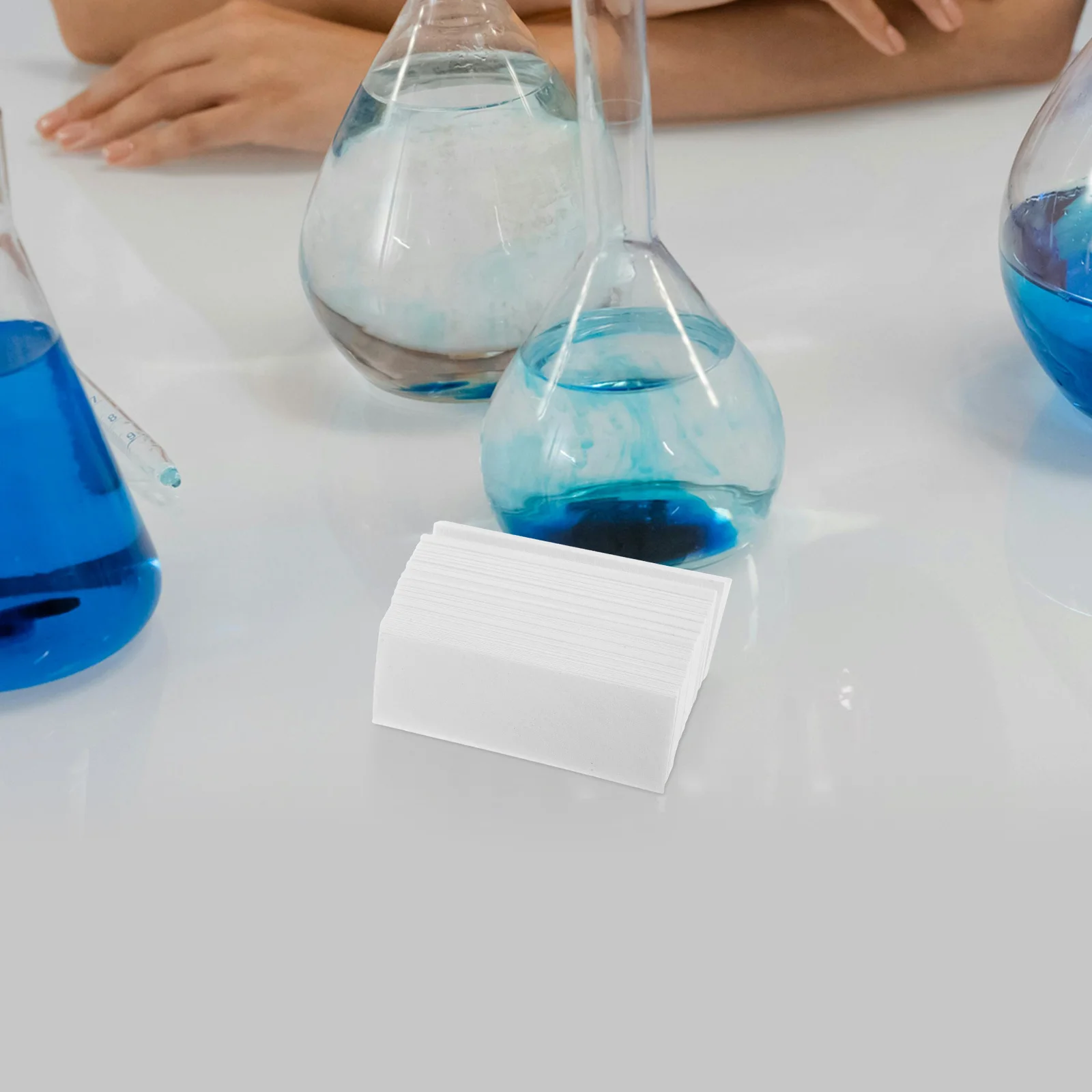 100pcs Absorbent Sheets For Chemistry Biology Labs Teaching Equipment High Absorbency Lab Use Water Soluble For