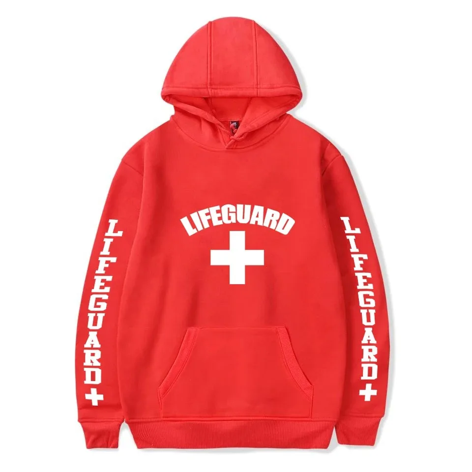 

Hoodies with life-saving design for men and women, classic cotton hoodie with hood, many colors, streetwear for boys and girls