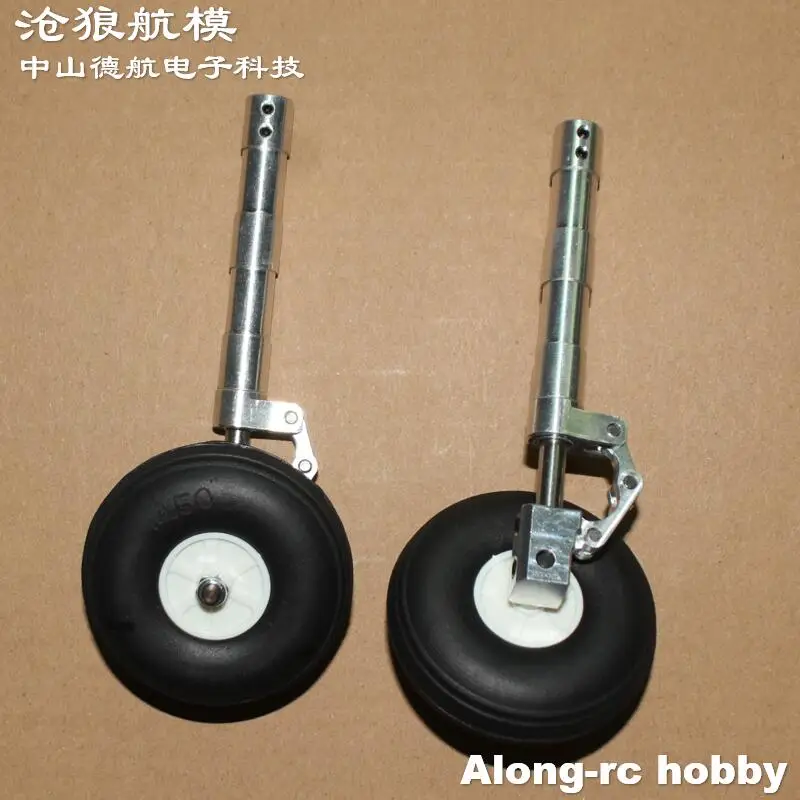 Train d'atterrissage à genoux à amortissement principal à 15 degrés, avec roue de 2.25 pouces ou rétractable, adapté aux modèles de bricolage de 3 à 6kg, pièce d'avion EDF RC