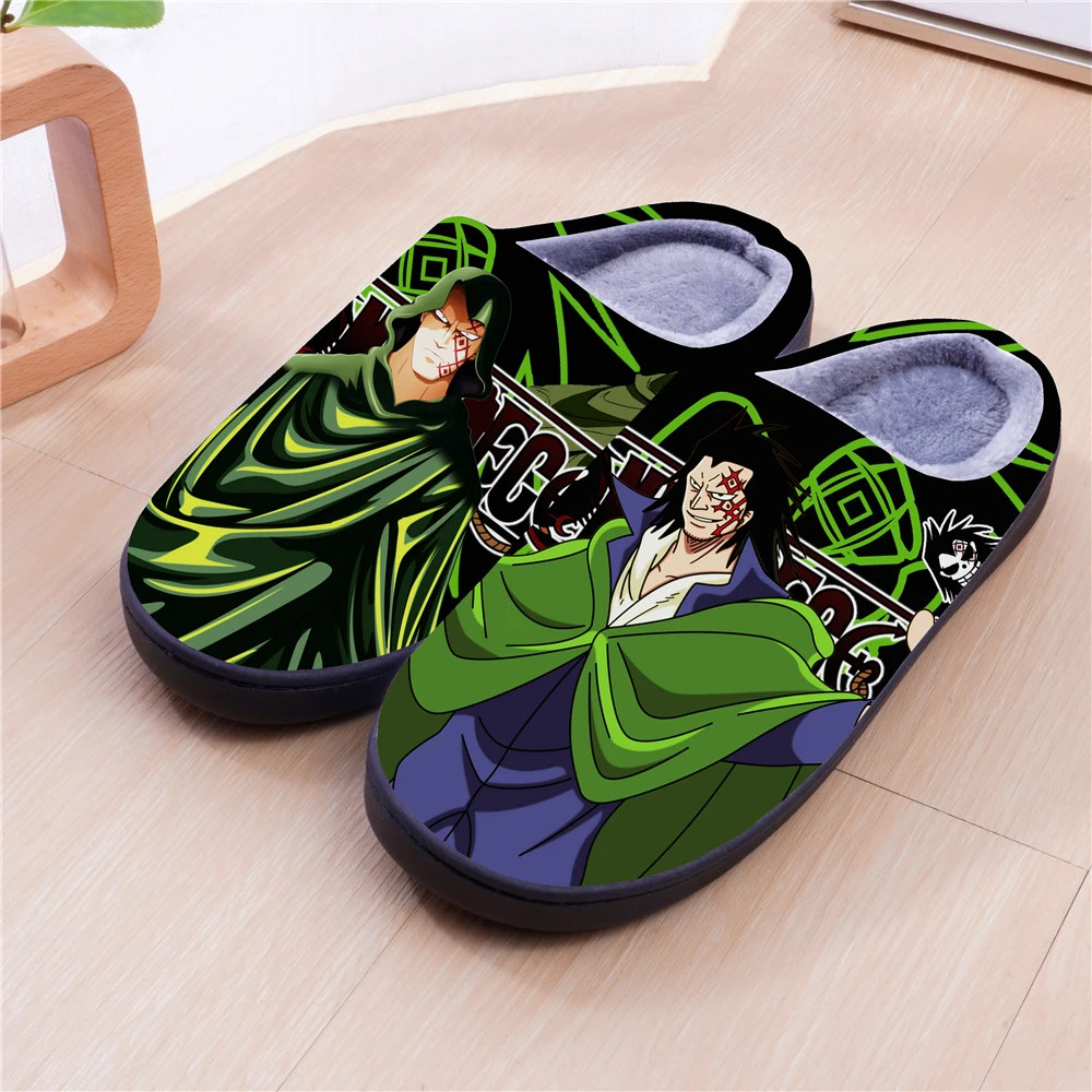 

Winter Warm Slippers Anime ONE PIECE Monkey·D·Dragon Cosplay Cute Cartoon Shoes For Men Women Boy Girl Slippers Halloween Gift