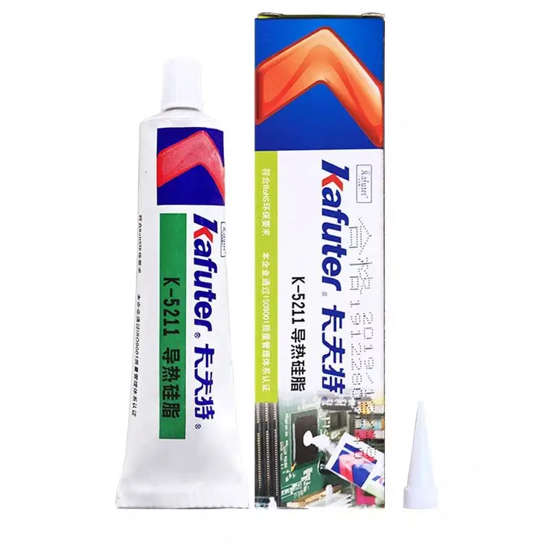 Kafuter K-5211chip Epoxy-Based Thermal Conductive Silicone Adhesive for Circuit Board Bonding Heat Dissipation White Paste